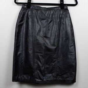 Vintage Winlit leather pencil skirt-7/8